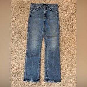 Mother Denim Mid Rise Dazzler Ankle Jeans We The Animals Size 27